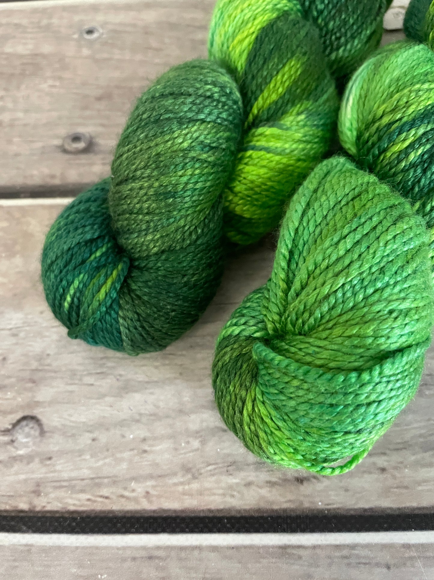 Pond Life - 8 ply silk and merino - White Cloud DK