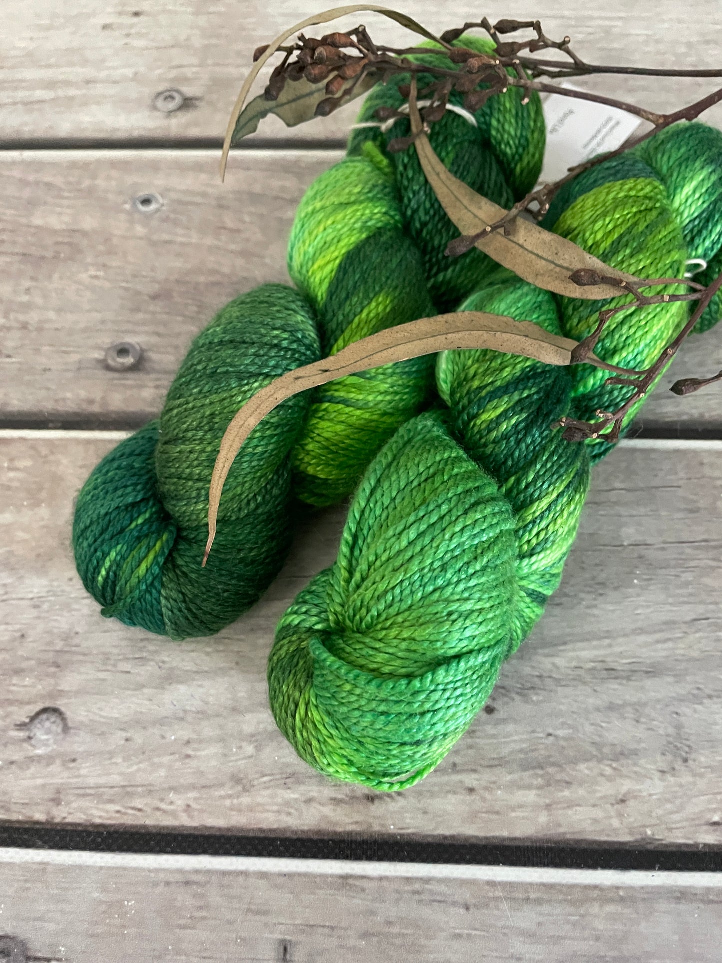 Pond Life - 8 ply silk and merino - White Cloud DK