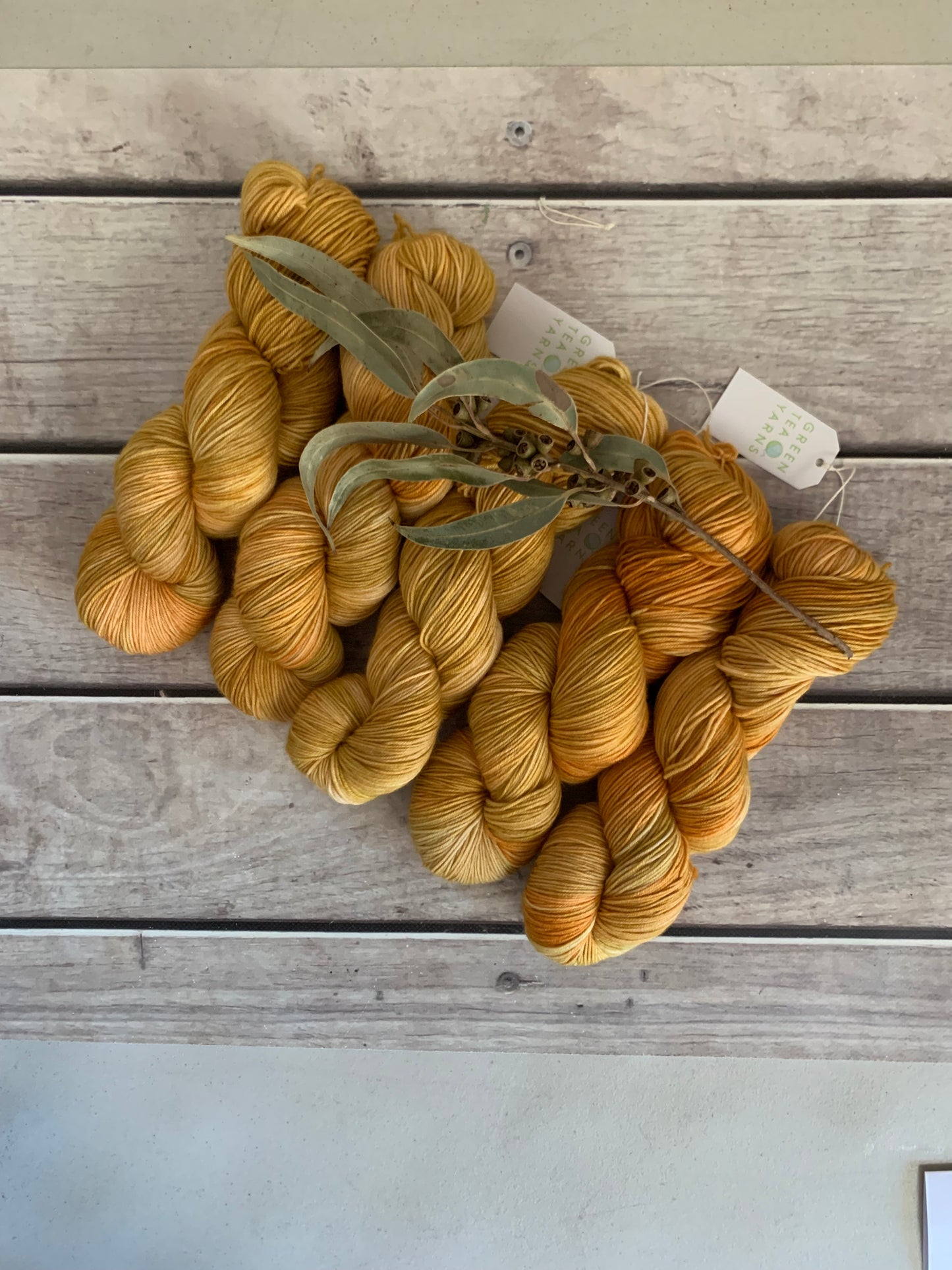 Helena Gum moth #2 - Darjeeling sock yarn - 4 ply