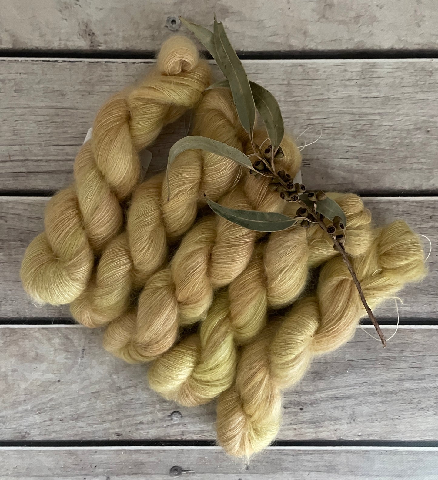 Wheaten - on Shui Yun Silk and Mohair - lace weight, 2 ply