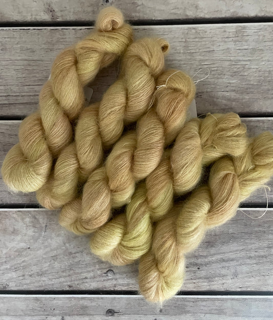 Wheaten - on Shui Yun Silk and Mohair - lace weight, 2 ply
