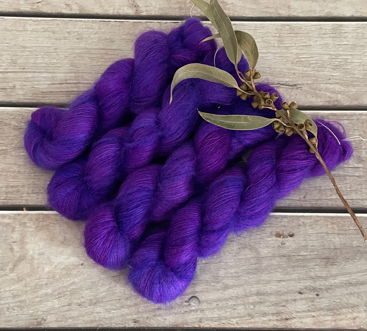 Unicorn - on Shui Yun Silk and Mohair - lace weight, 2 ply