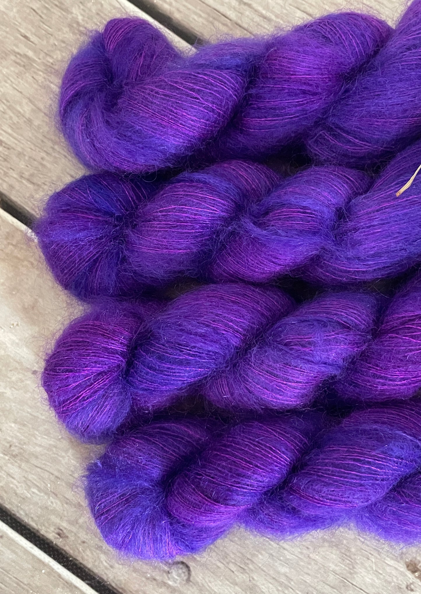 Unicorn - on Shui Yun Silk and Mohair - lace weight, 2 ply