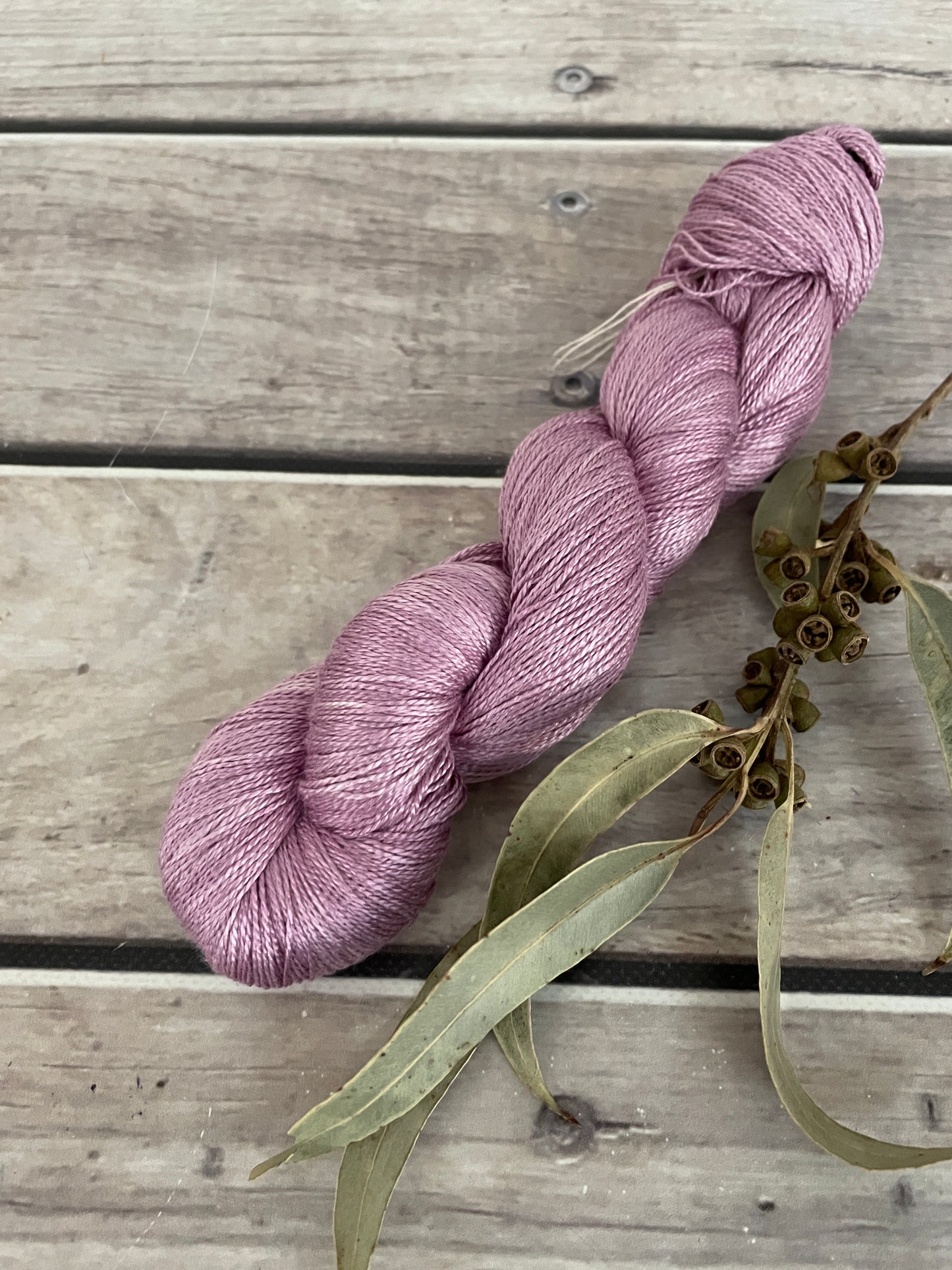 Tea Rose - 3 ply in Mulberry silk - Ginseng hl