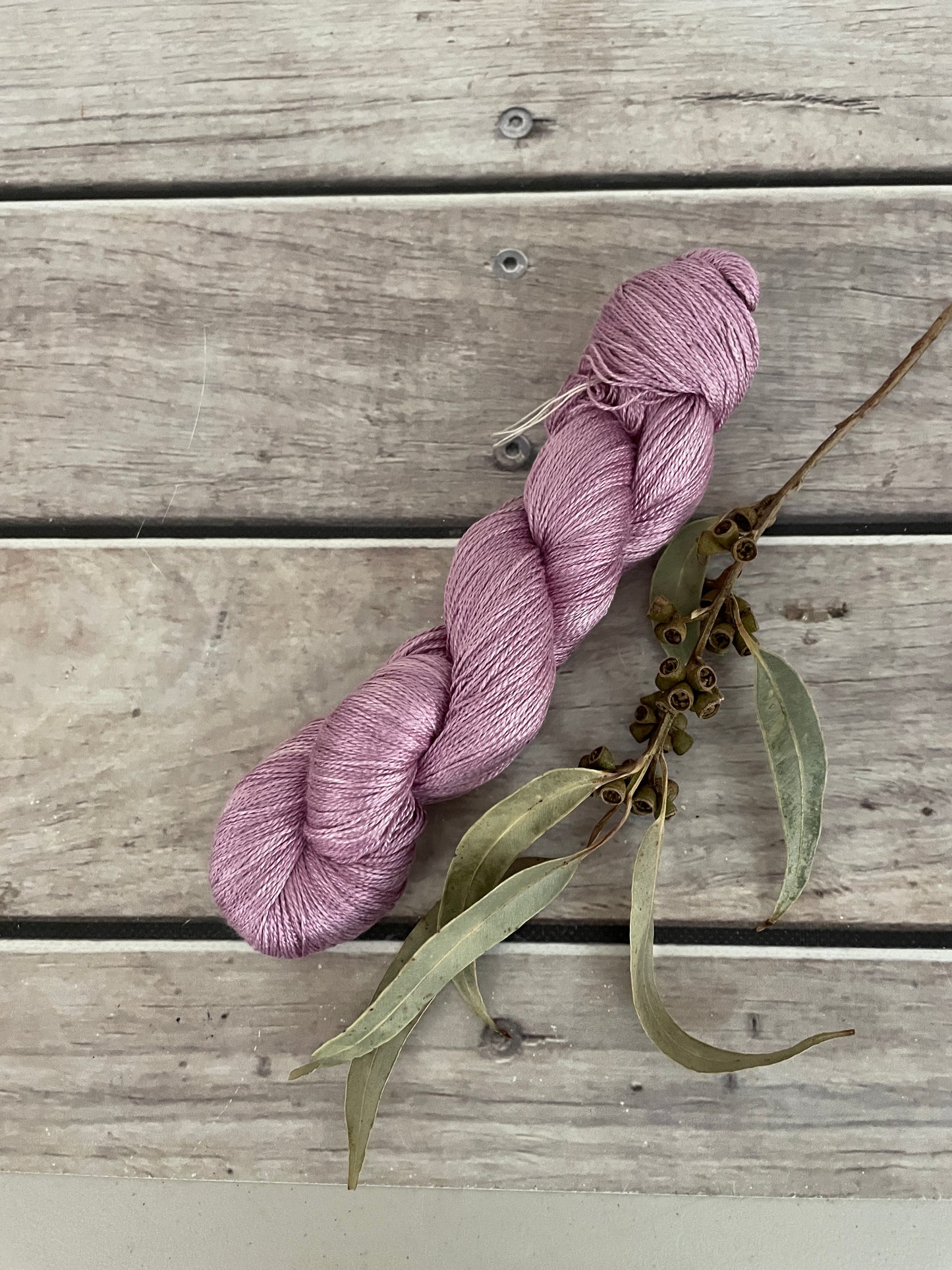 Tea Rose - 3 ply in Mulberry silk - Ginseng hl