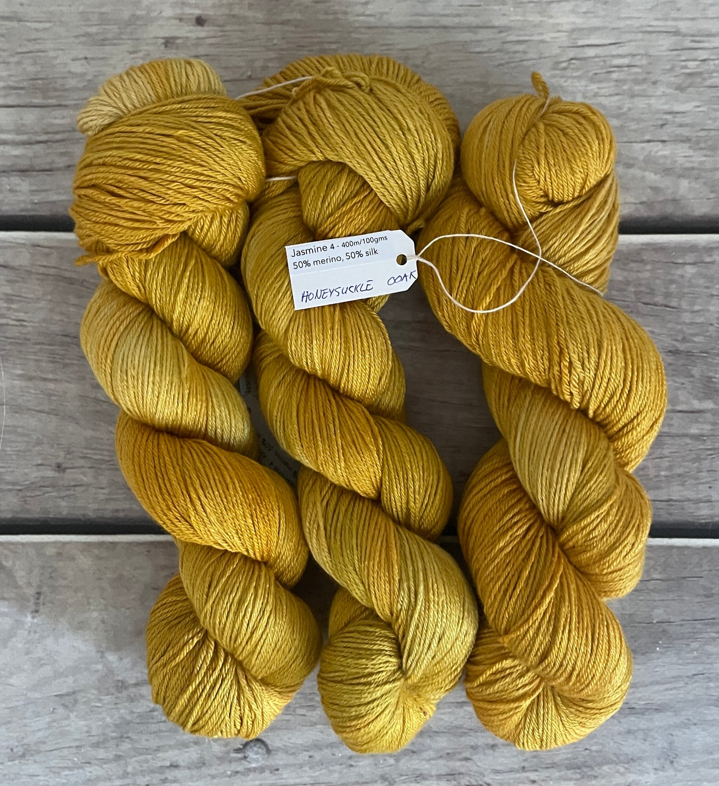 Honeysuckle ooak - Merino/silk - 4 Ply - Jasmine