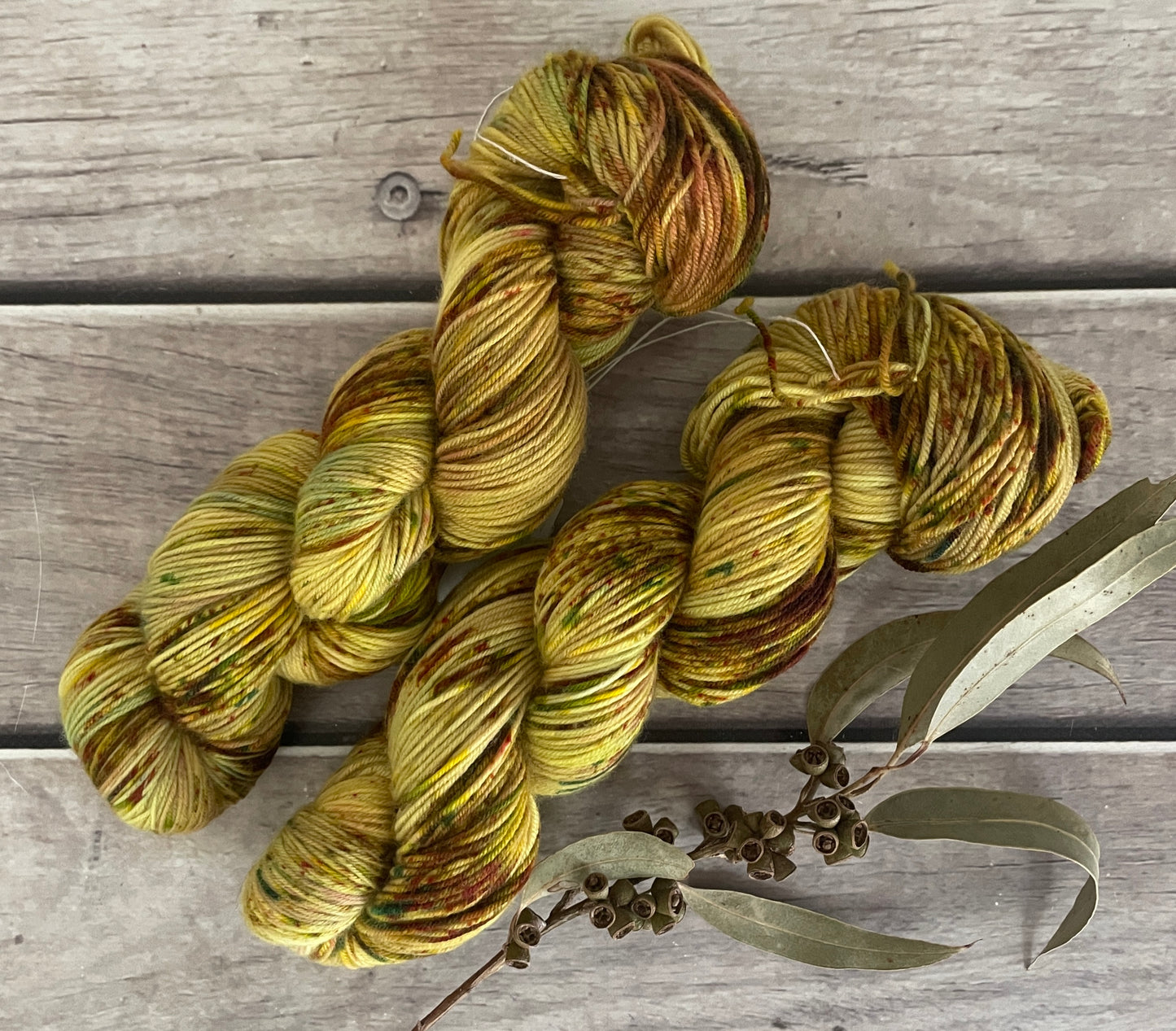 Mixed Spices ooak - sock yarn in merino and nylon - Darjeeling
