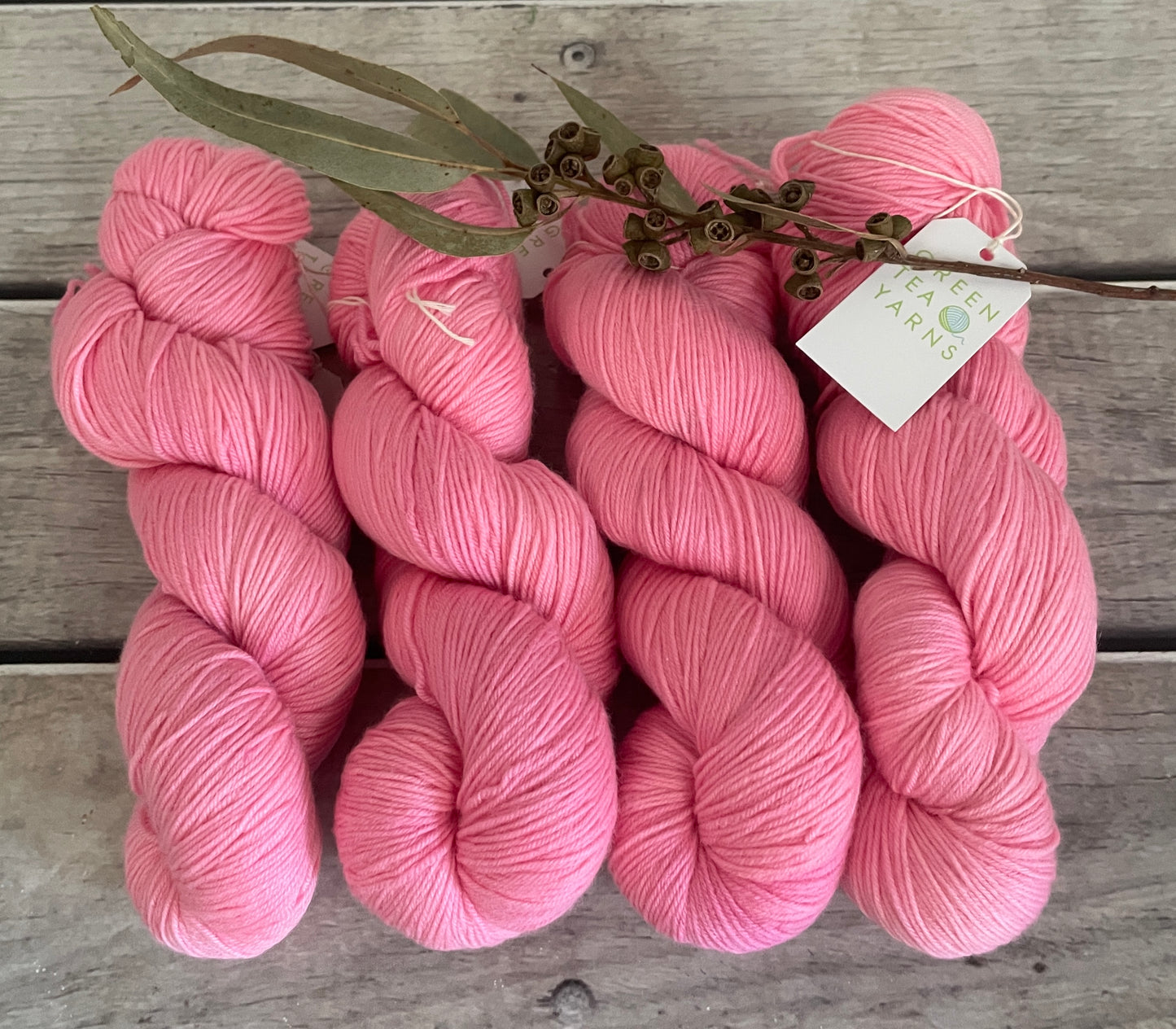 Roseate Emperor Moth #2 - Darjeeling sock yarn - 4 ply