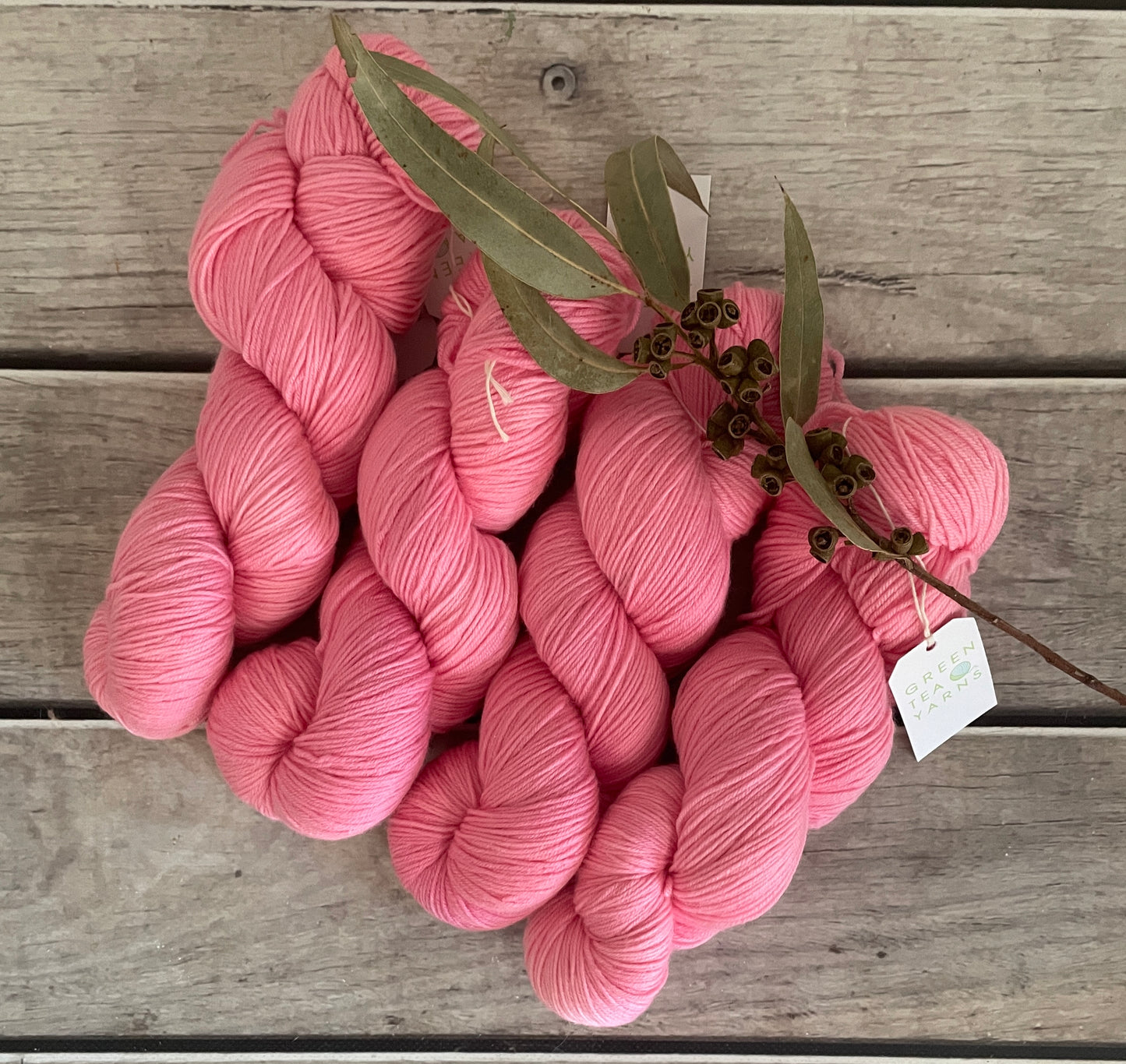 Roseate Emperor Moth #2 - Darjeeling sock yarn - 4 ply