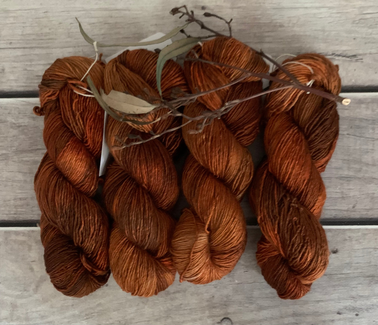 Woodend on merino/silk single- Osmanthus 8 ply/Dk