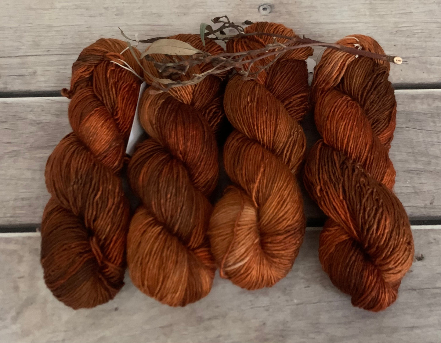 Woodend on merino/silk single- Osmanthus 8 ply/Dk