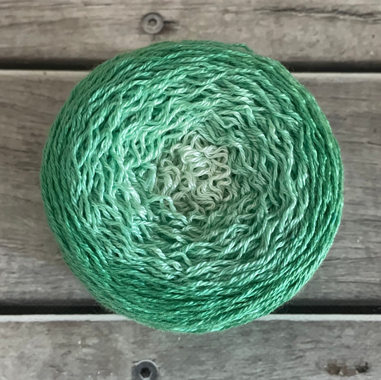 Fresh Rain ooak - 4 ply merino/silk - 400m/100gms - White Cloud f