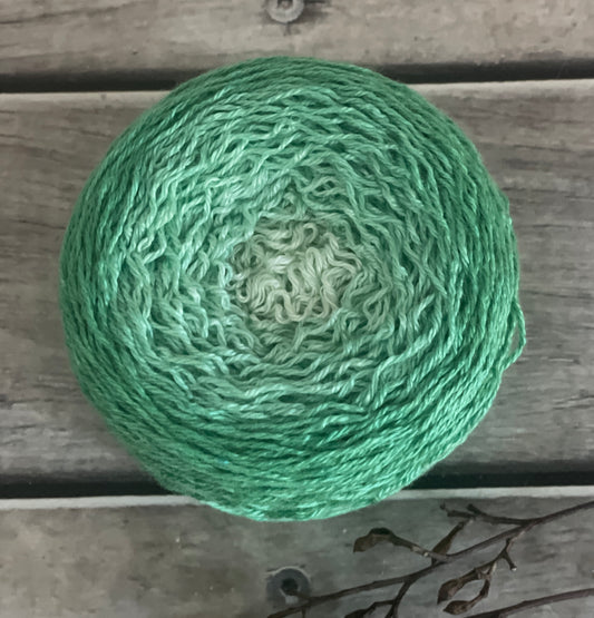 Fresh Rain ooak - 4 ply merino/silk - 400m/100gms - White Cloud f