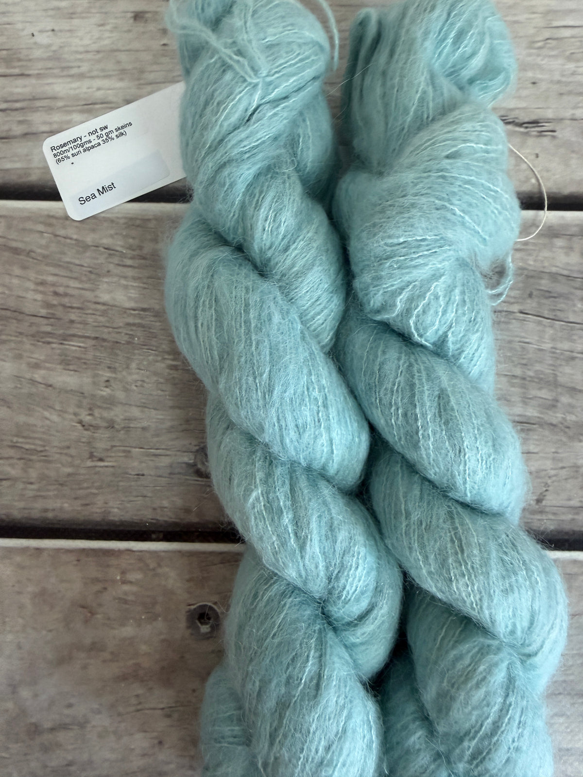 Sea Mist - 2 Ply baby suri/silk - Rosemary