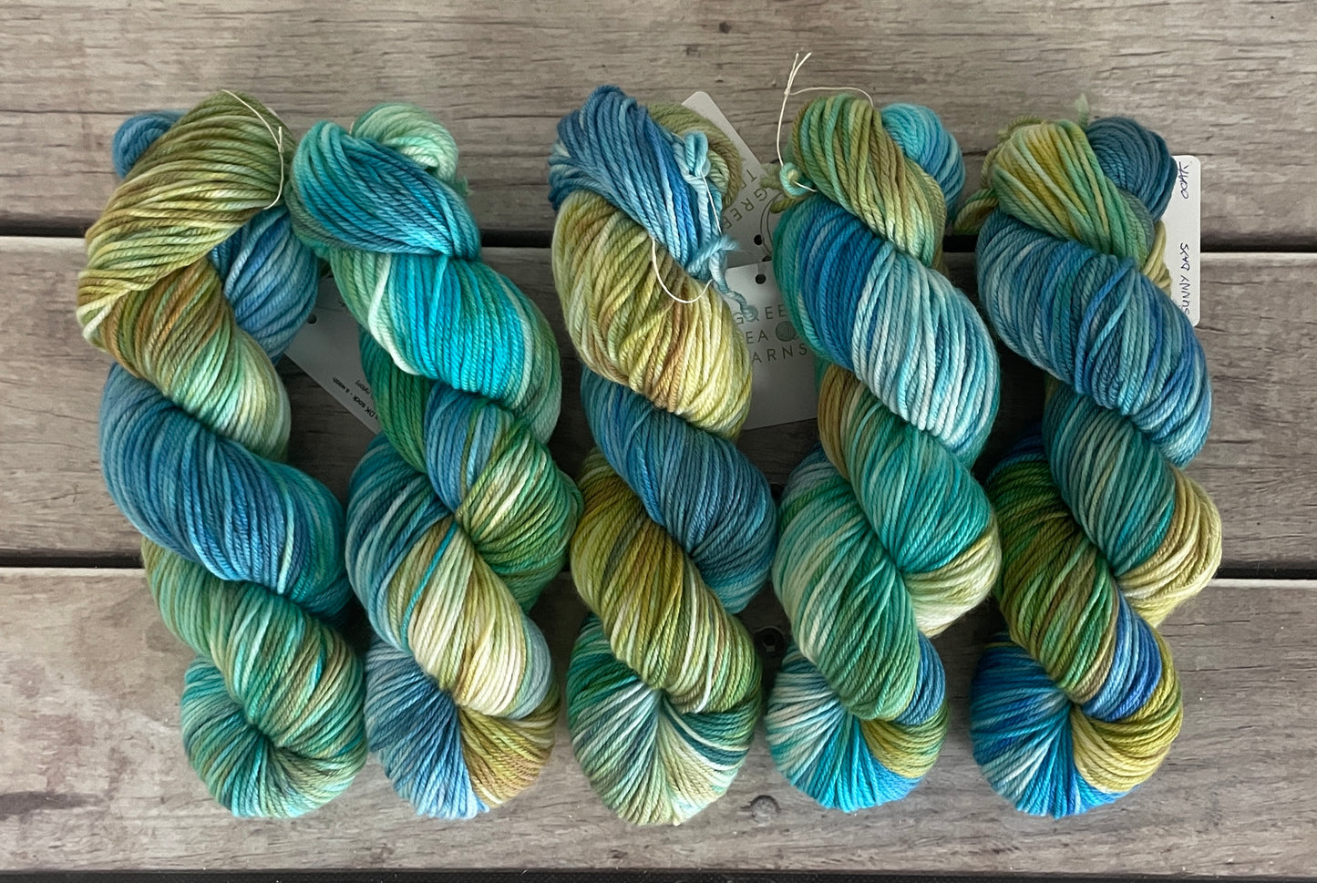 Sunny Days ooak - Darjeeling DK sock yarn - 8 ply