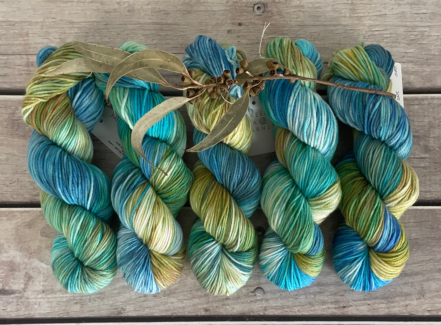 Sunny Days ooak - Darjeeling DK sock yarn - 8 ply
