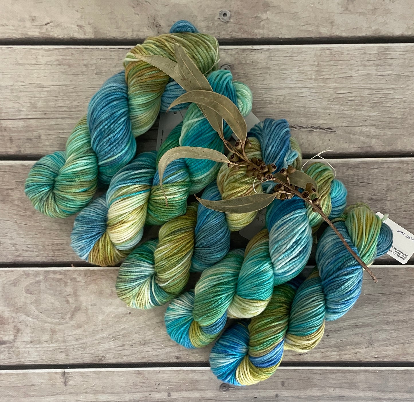 Sunny Days ooak - Darjeeling DK sock yarn - 8 ply