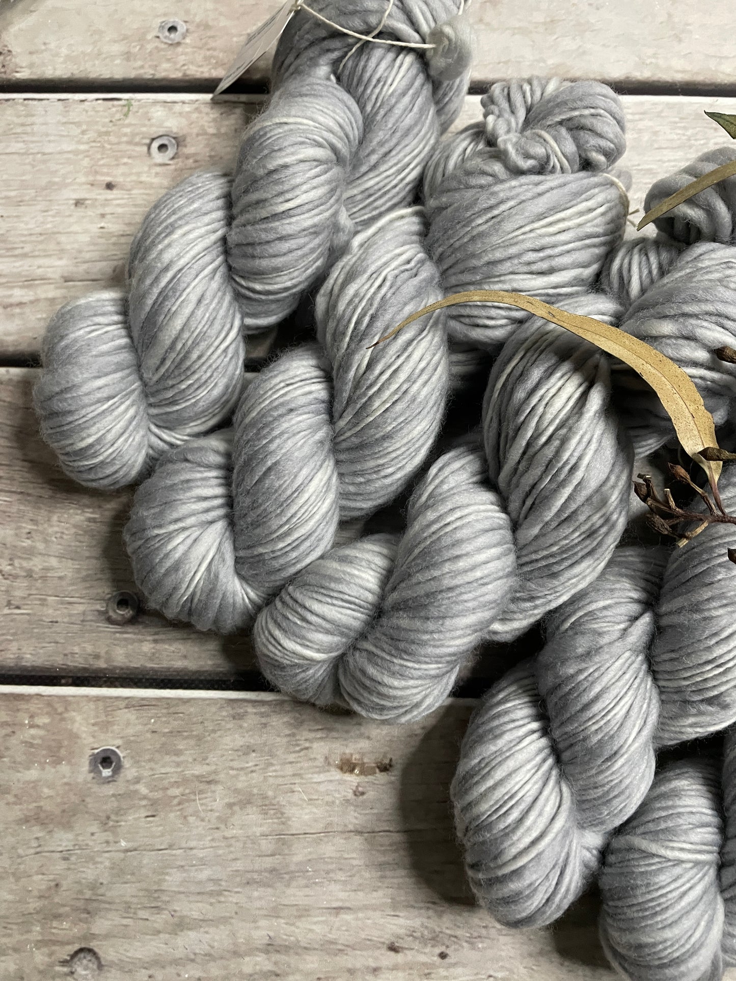 Silver Cloud- 12 Ply sw merino singles - Guava