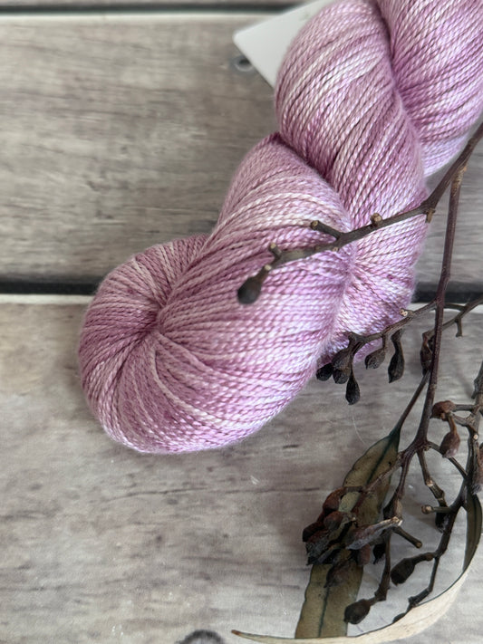 Tea Rose - 4 ply pure silk yarn - Ginseng f