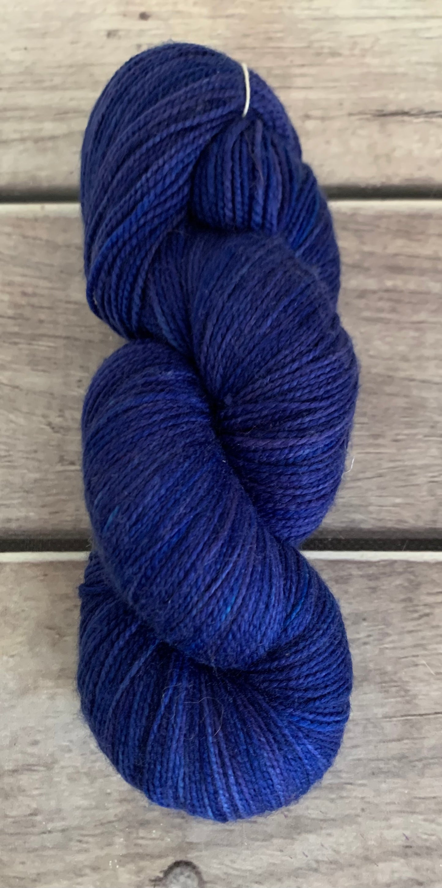 Briny Blue ooak on Bush Sock Yarn - 4 ply OB
