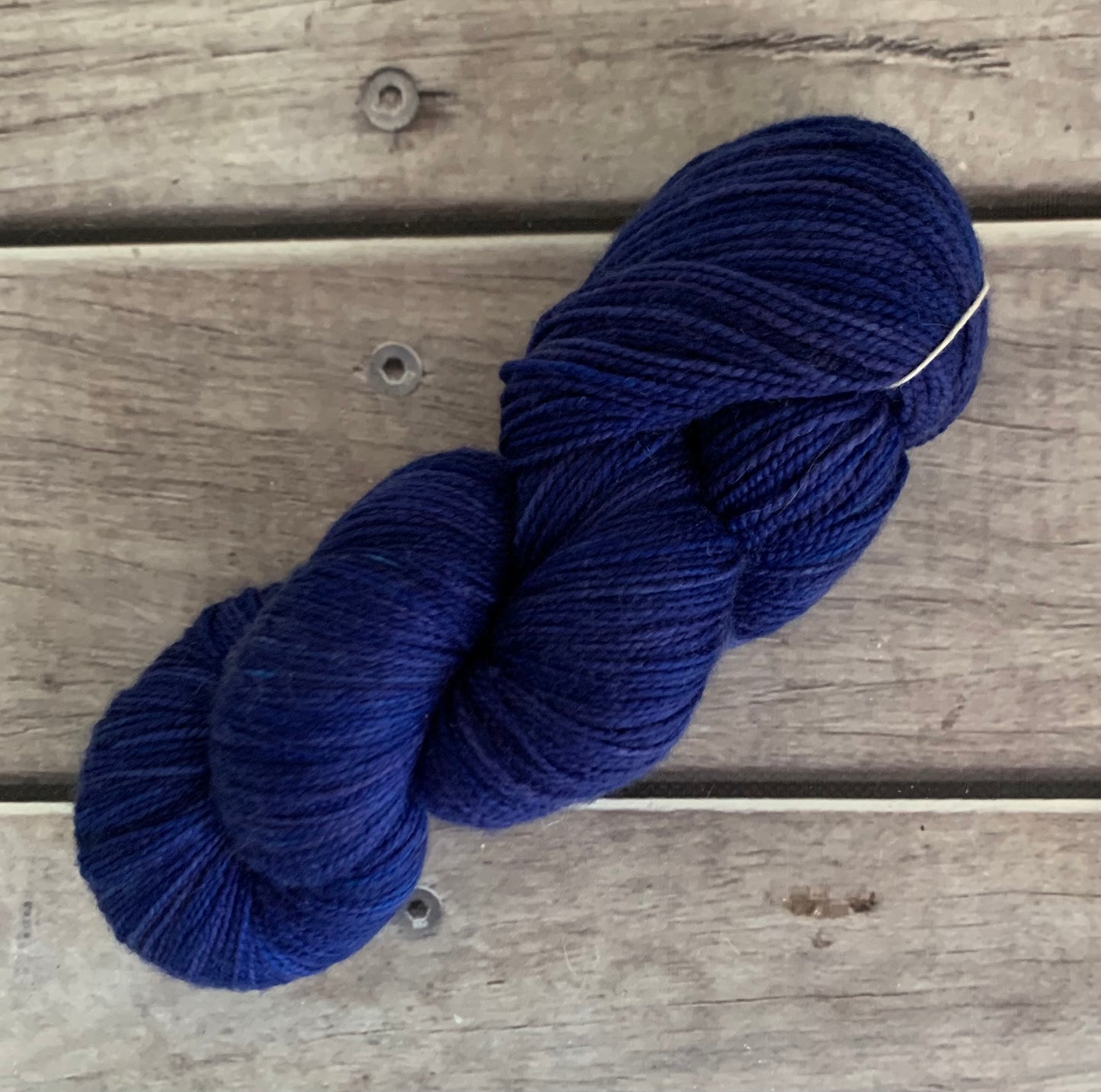 Briny Blue ooak on Bush Sock Yarn - 4 ply OB