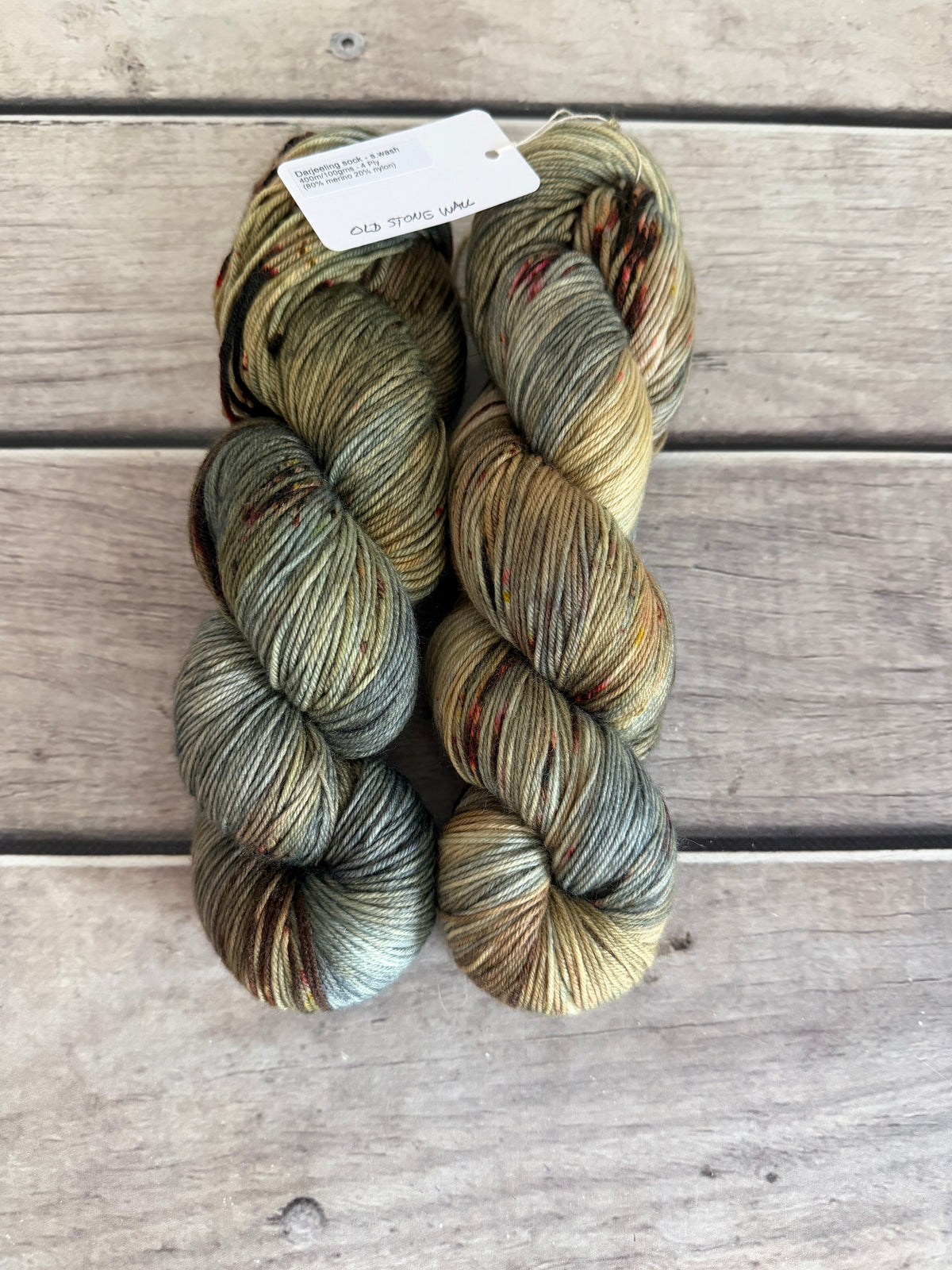 Old Stonewall - Darjeeling 4 ply sock yarn in merino and nylon