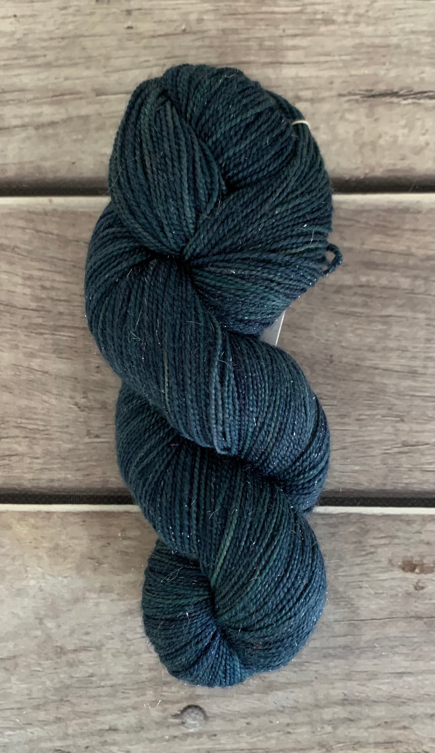 Midnight - sparkle sock yarn in merino and nylon Yin Hou OB
