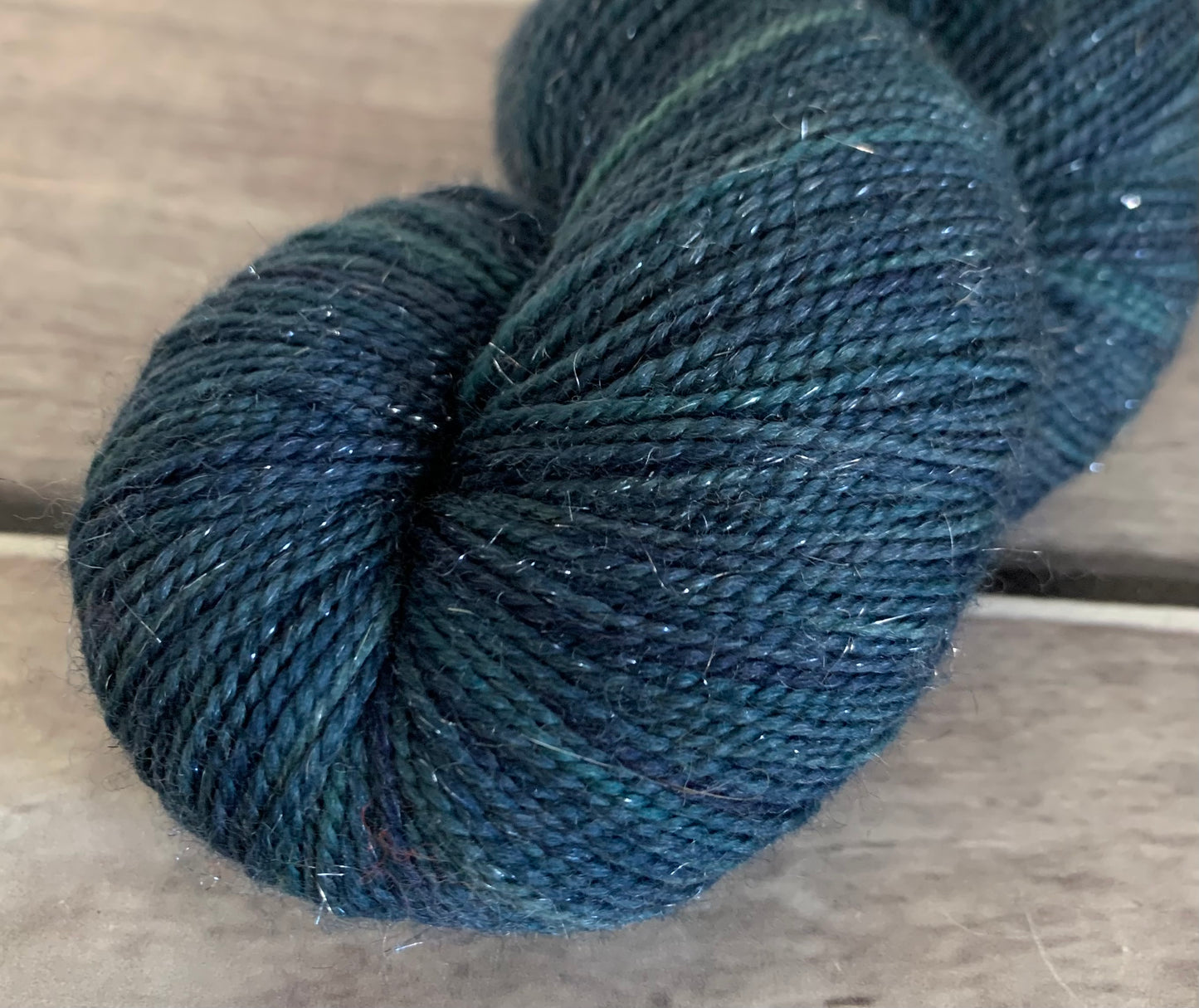 Midnight - sparkle sock yarn in merino and nylon Yin Hou OB