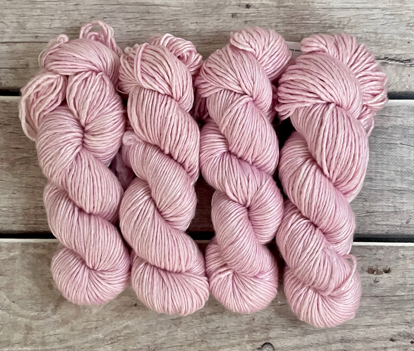 Pale Dragon - 10 ply merino/silk singles - Peach