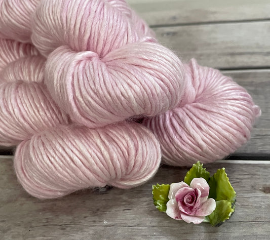 Pale Dragon - 10 ply merino/silk singles - Peach