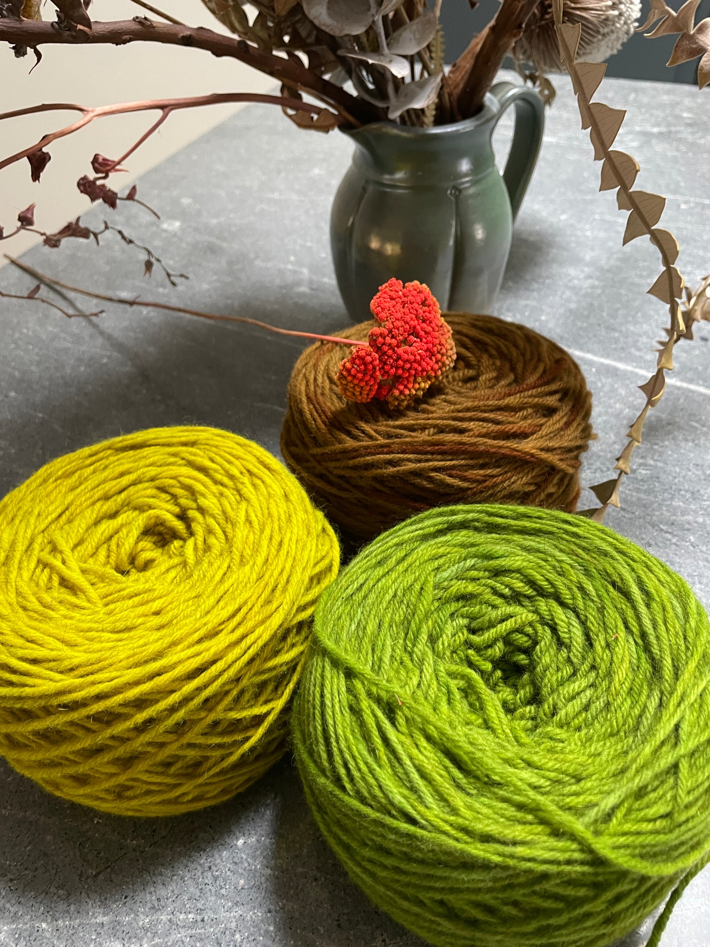 Lemon Drop - merino/possom - 8 ply - Kawa Kawa 8