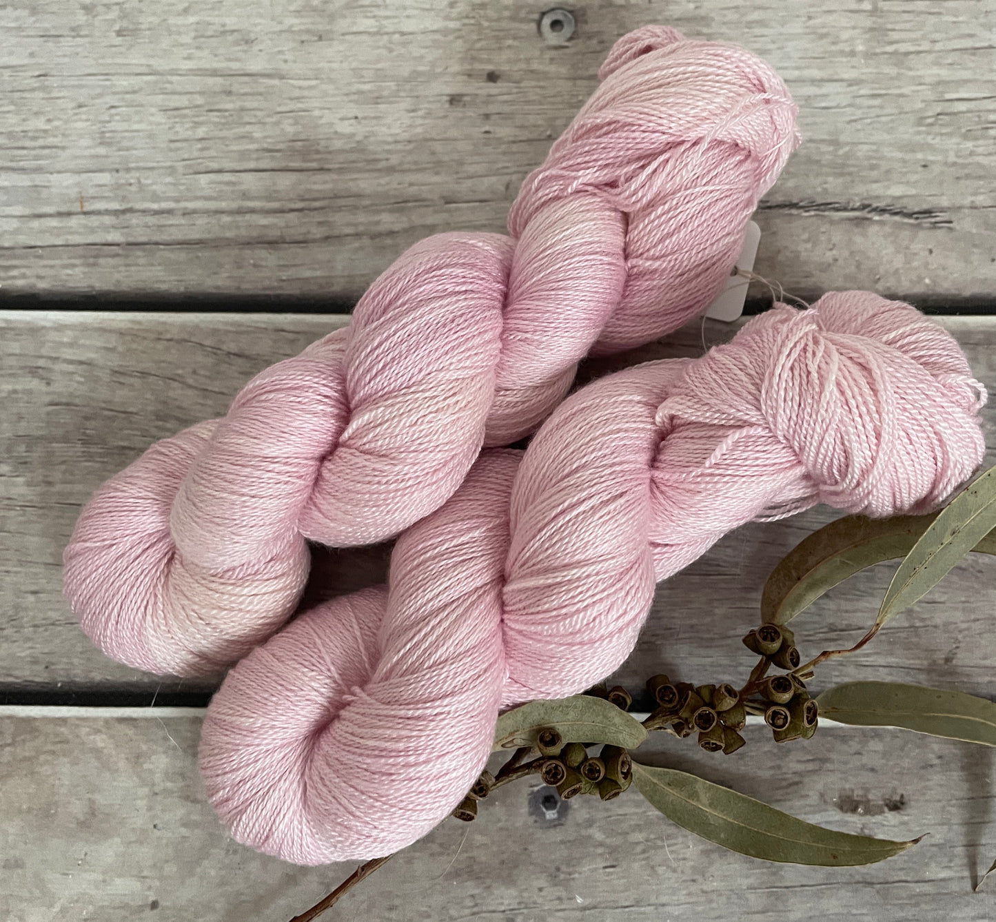 Pale Dragon - 2 ply Silk and Merino - Sencha
