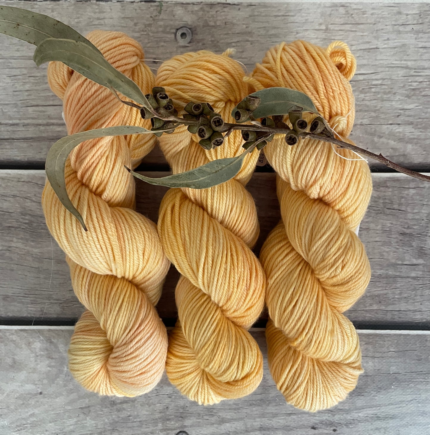 Saffron Drift ooak - Darjeeling DK sock yarn - 8 ply