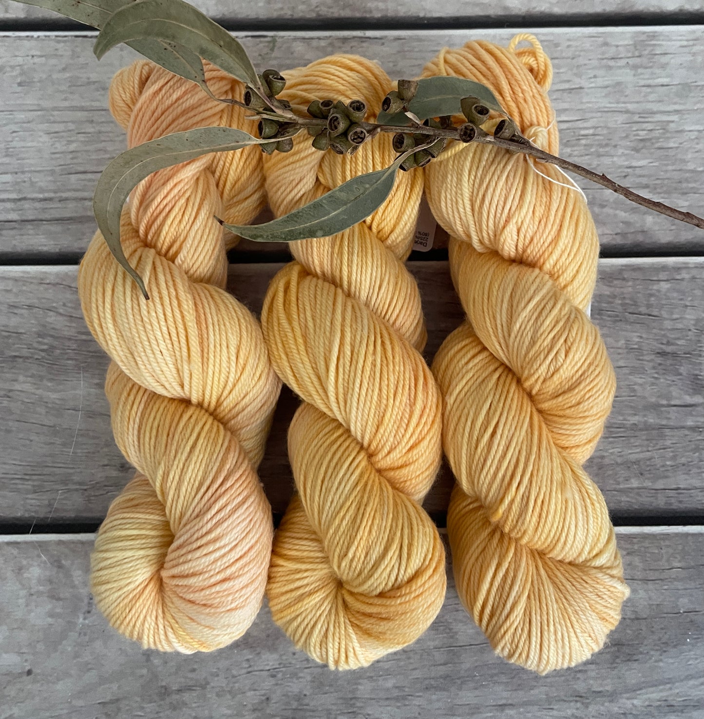 Saffron Drift ooak - Darjeeling DK sock yarn - 8 ply