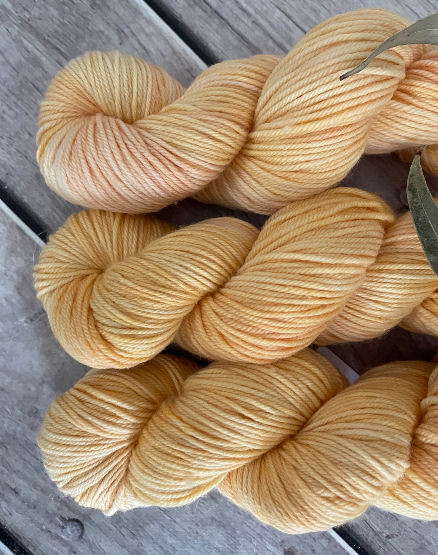 Saffron Drift ooak - Darjeeling DK sock yarn - 8 ply
