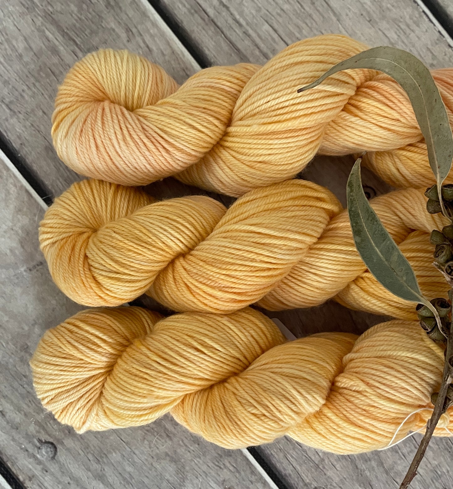 Saffron Drift ooak - Darjeeling DK sock yarn - 8 ply