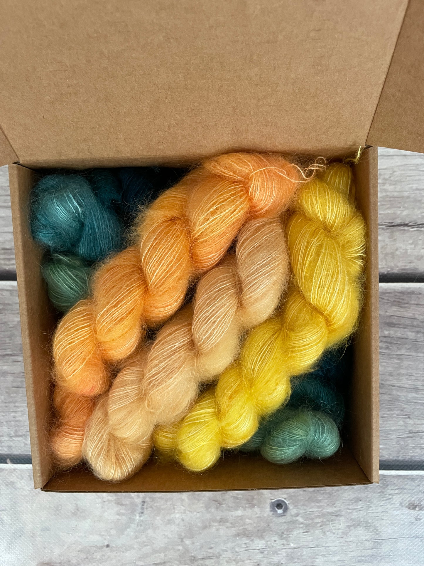 The Phoenix mini skeins in Shui Yun