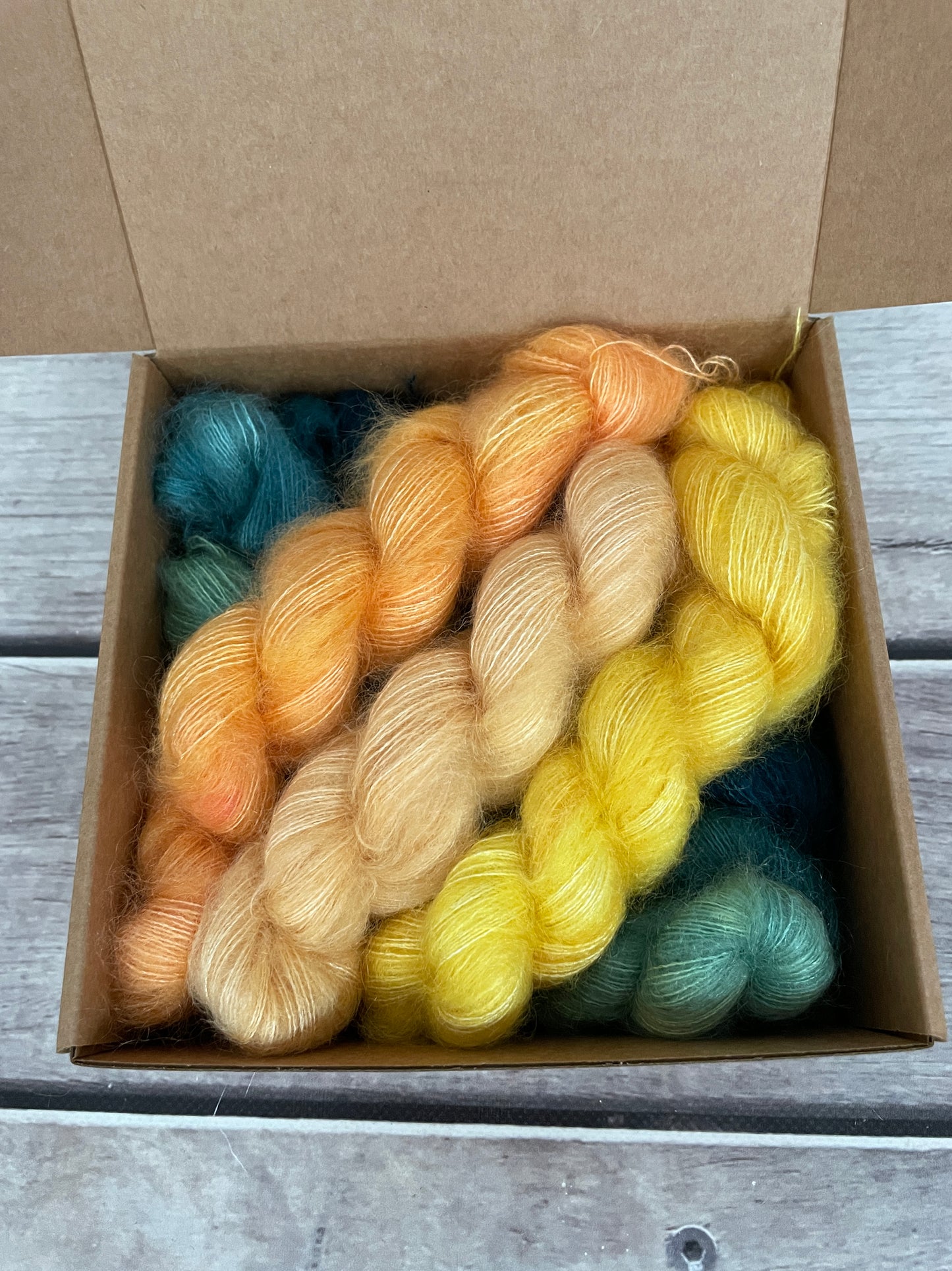 The Phoenix mini skeins in Shui Yun