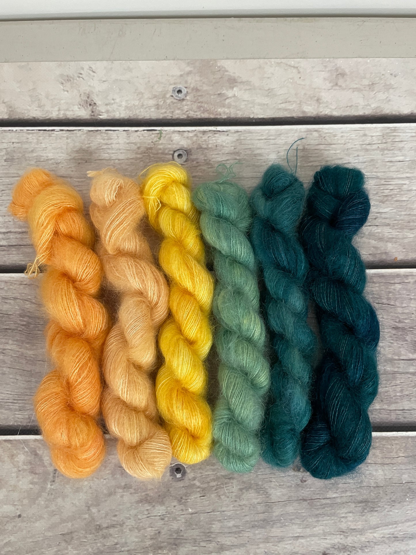 The Phoenix mini skeins in Shui Yun
