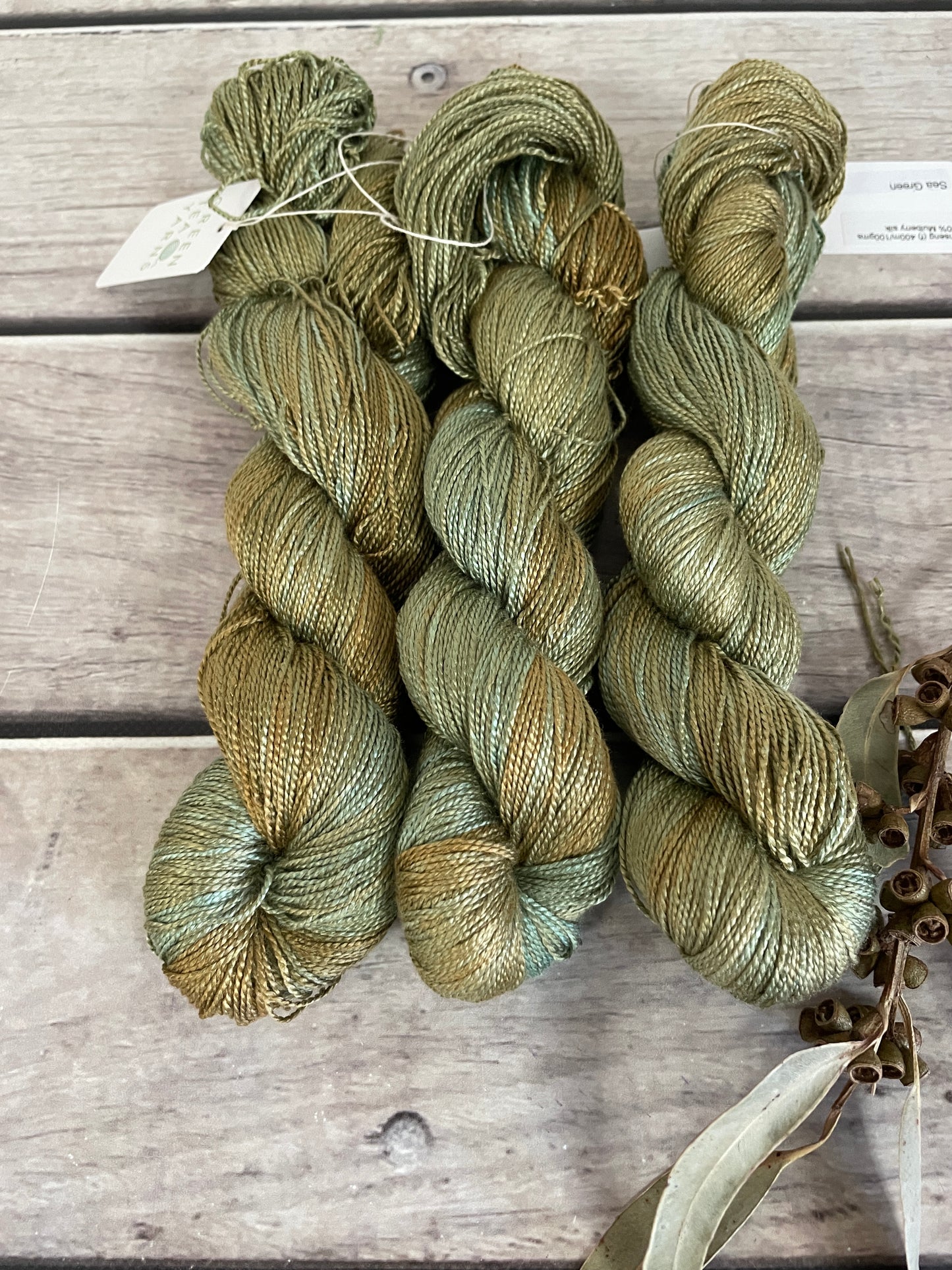 Sea Green - 4 ply silk - Ginseng f