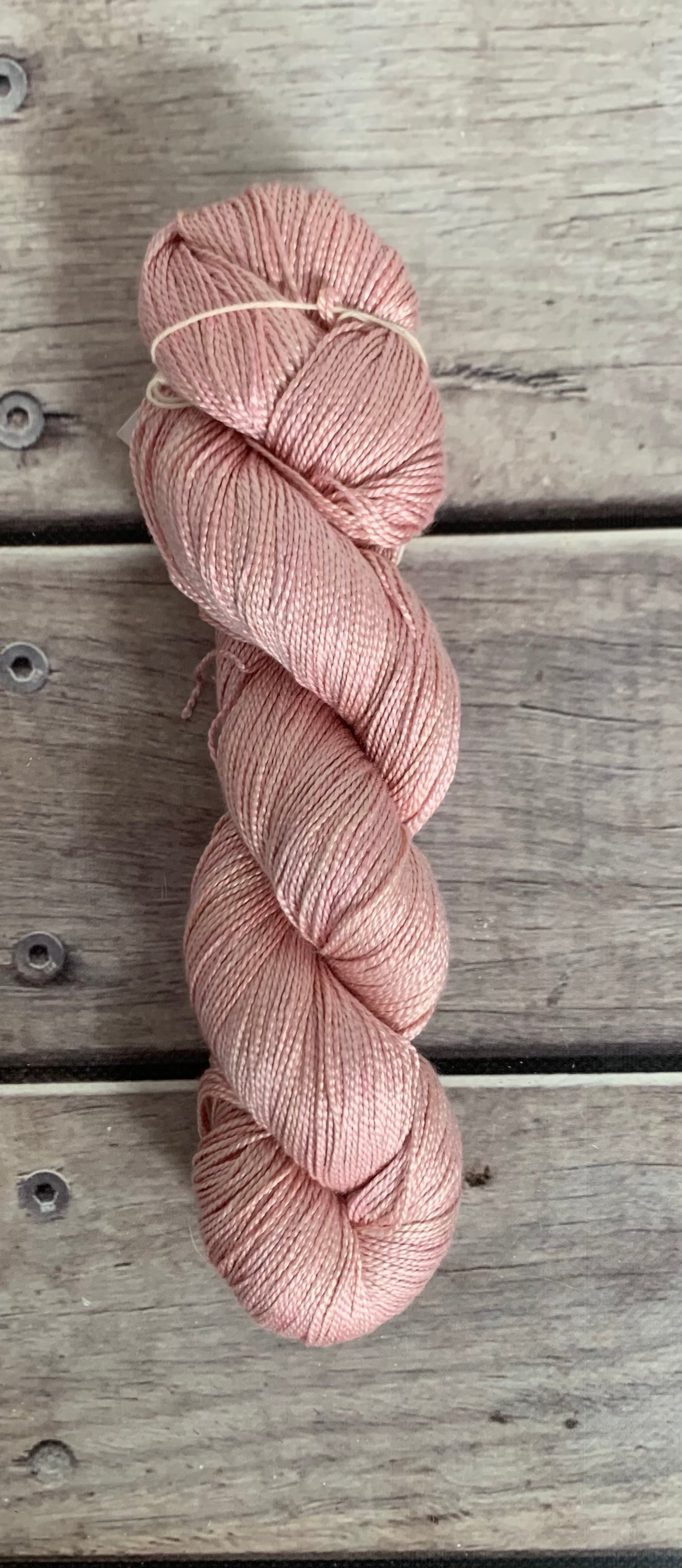 Rose Gold - 4 ply in pure Mulberry silk - Ginseng f