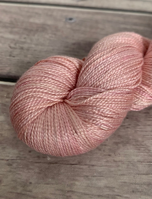 Rose Gold - 4 ply in pure Mulberry silk - Ginseng f