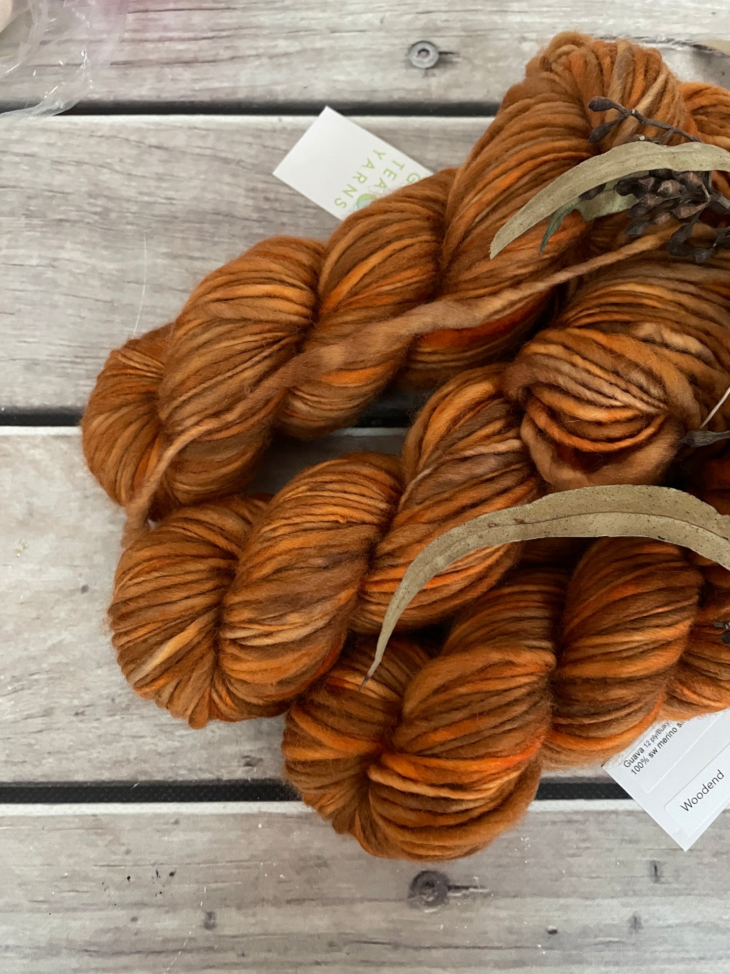 Woodend - 12 Ply sw merino singles - Guava