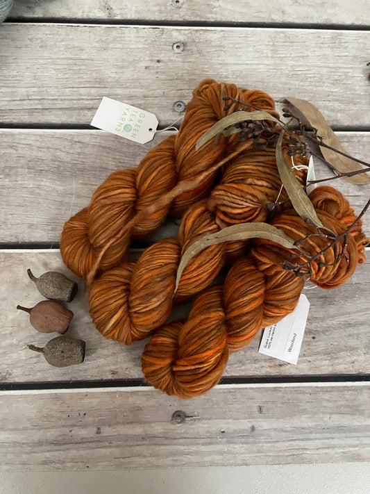 Woodend - 12 Ply sw merino singles - Guava