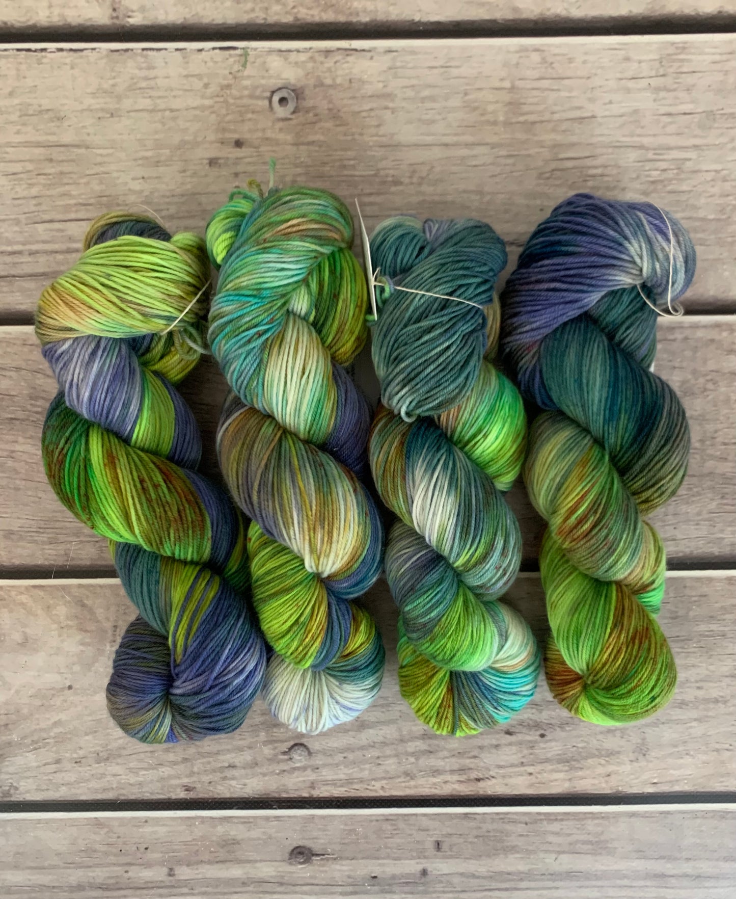 Summer Trip ooak - sock yarn in merino and nylon - Darjeeling 4