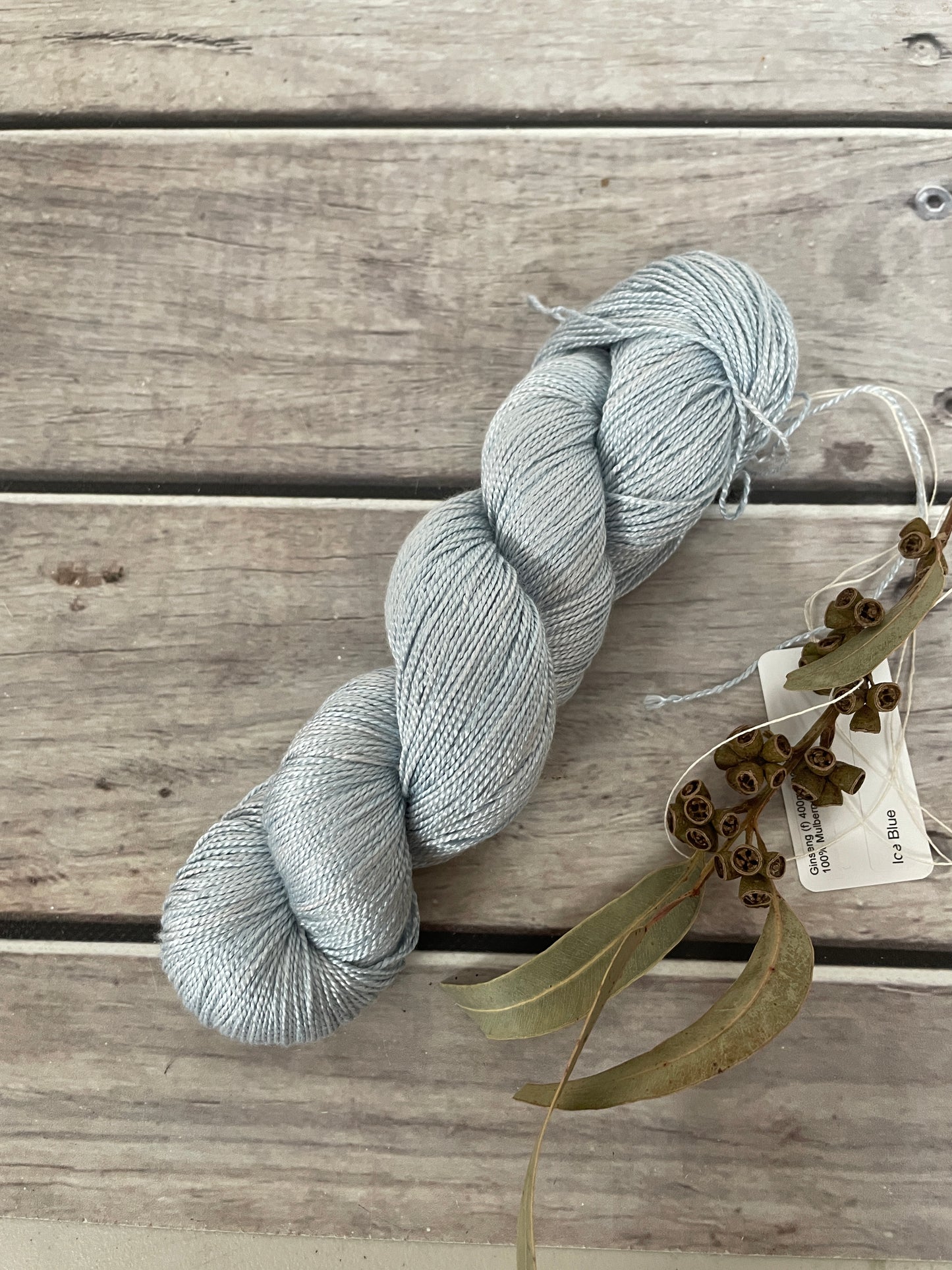 Ice Blue - 4 ply silk - Ginseng f