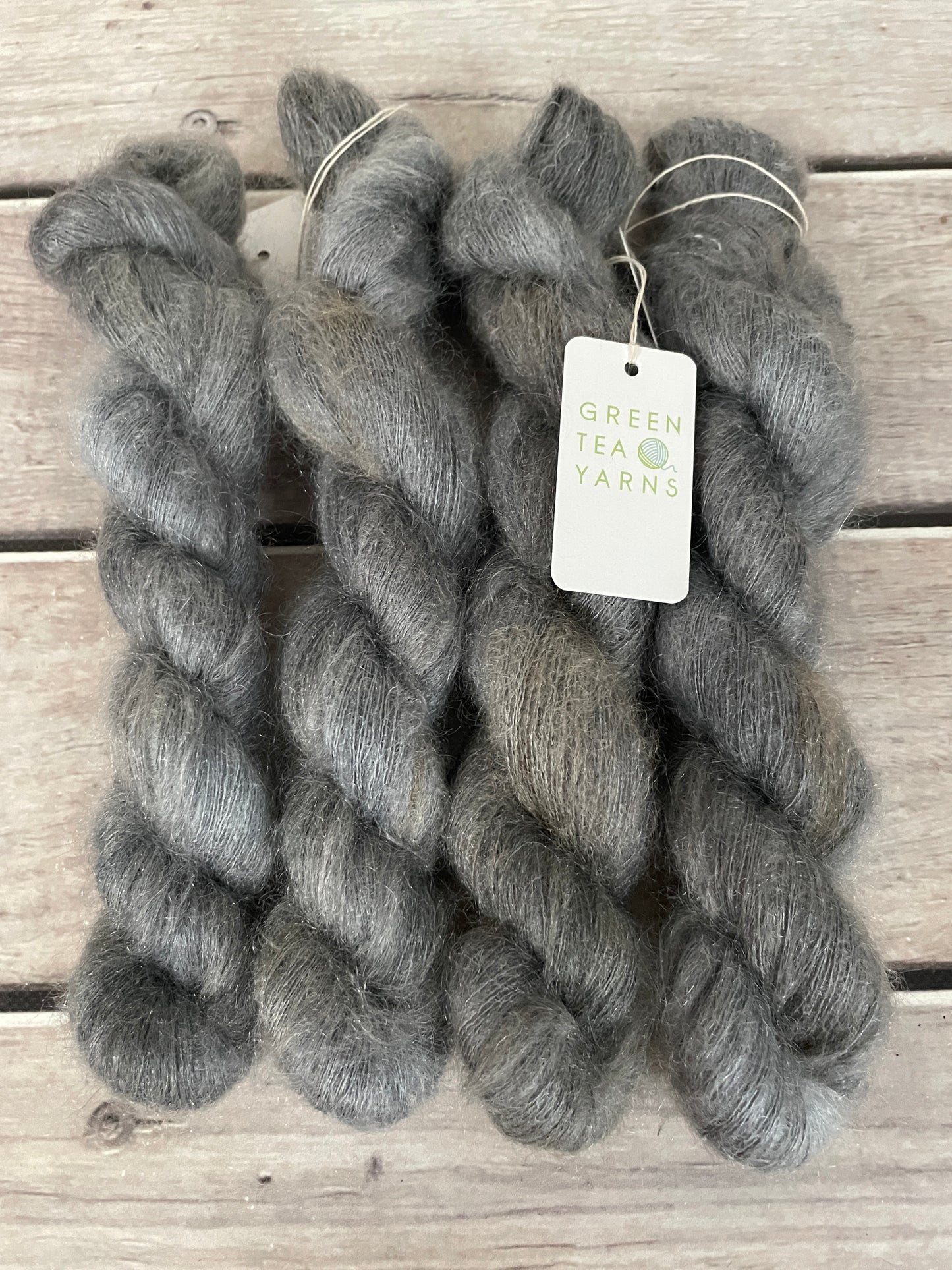 May's Grey on ShuiYun - 2 ply lace in Mohair and silk