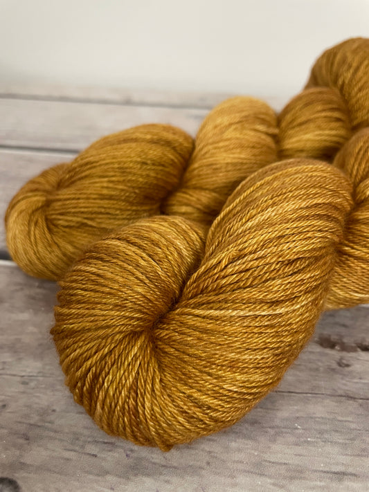 Golden Mustard - Merino/silk - 4 Ply - Jasmine