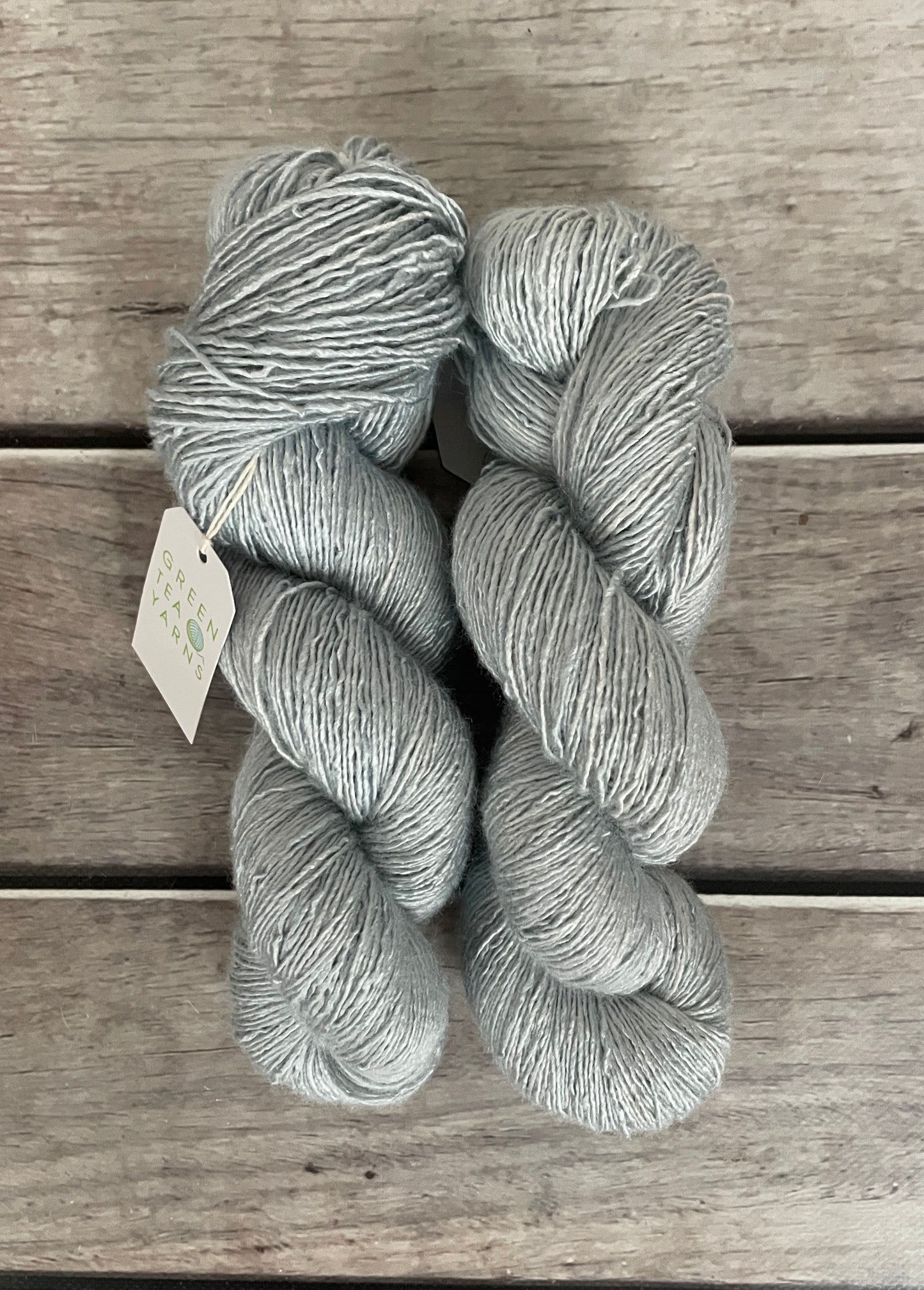 Ice Blue - 4 ply Tussah silk singles - Sulkazura