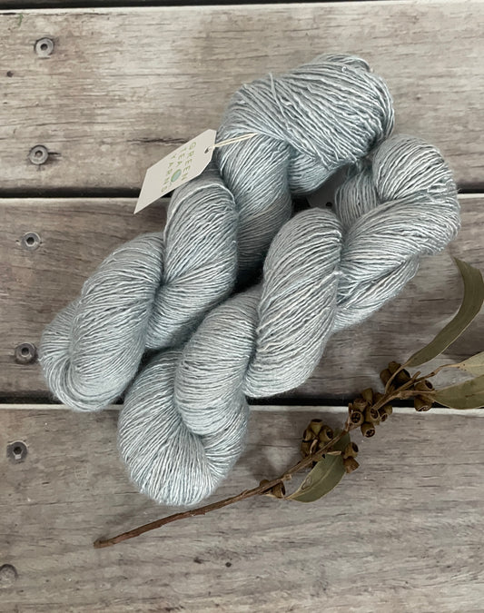 Ice Blue - 4 ply Tussah silk singles - Sulkazura